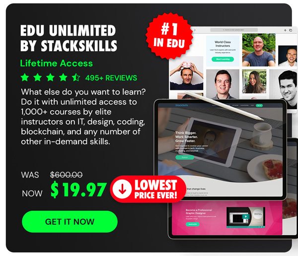 EDU Unlimited by StackSkills: Lifetime Access