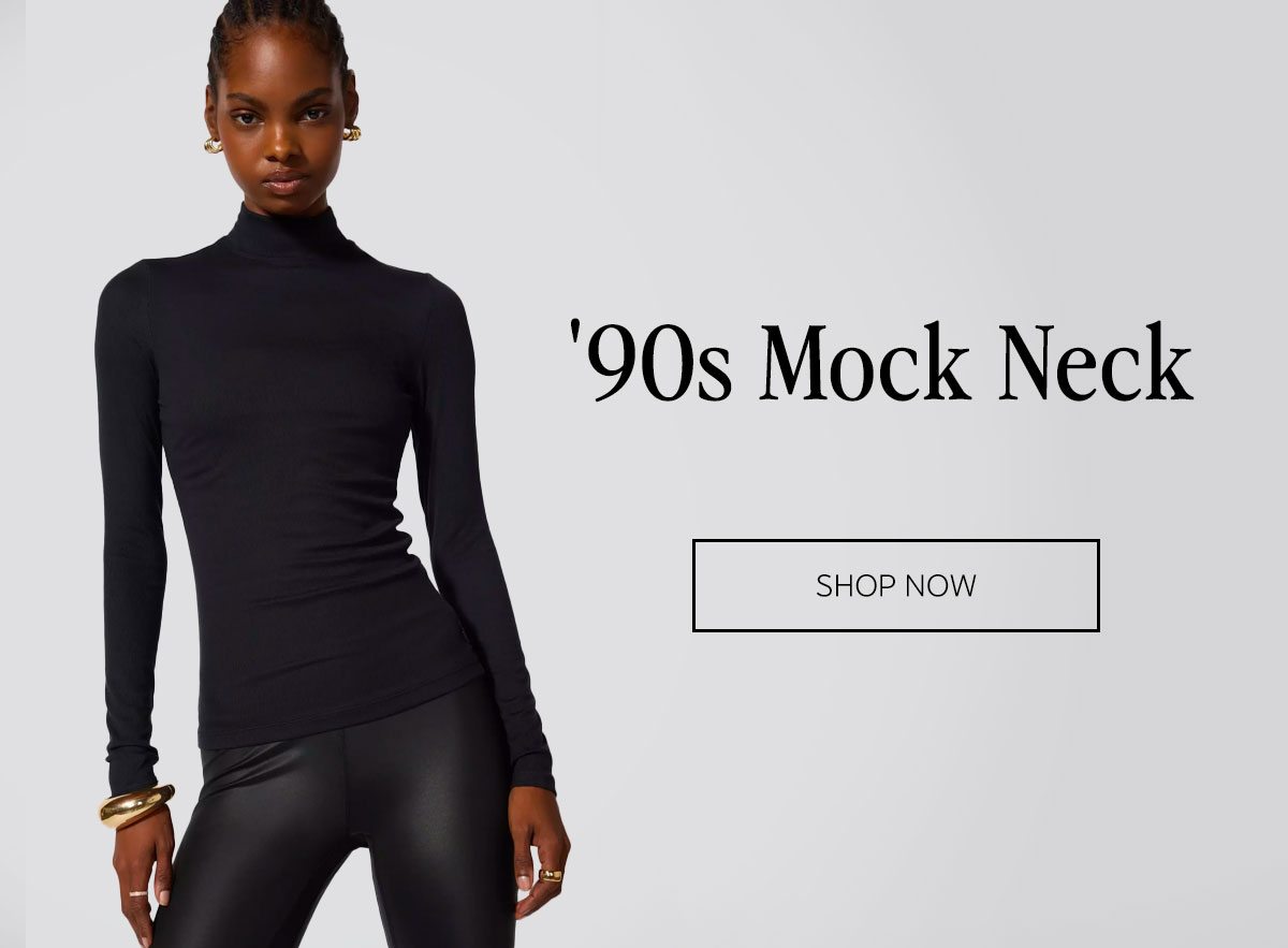 '90s Mock Neck