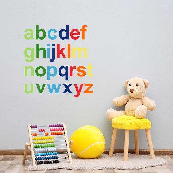 Image of Alphabet Wall Decals