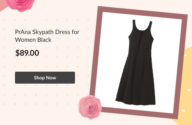 PrAna Skypath Dress for Women Black