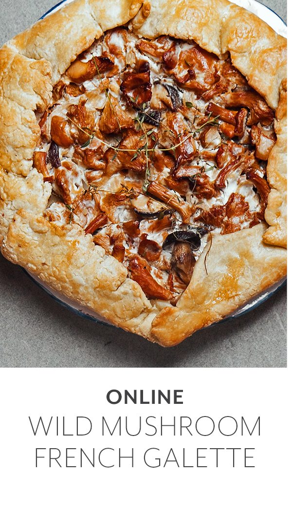 Online Wild Mushroom French Galette 