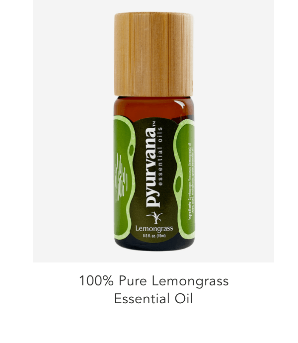 Pyurvana 100% Pure Lemongrass Essential Oil