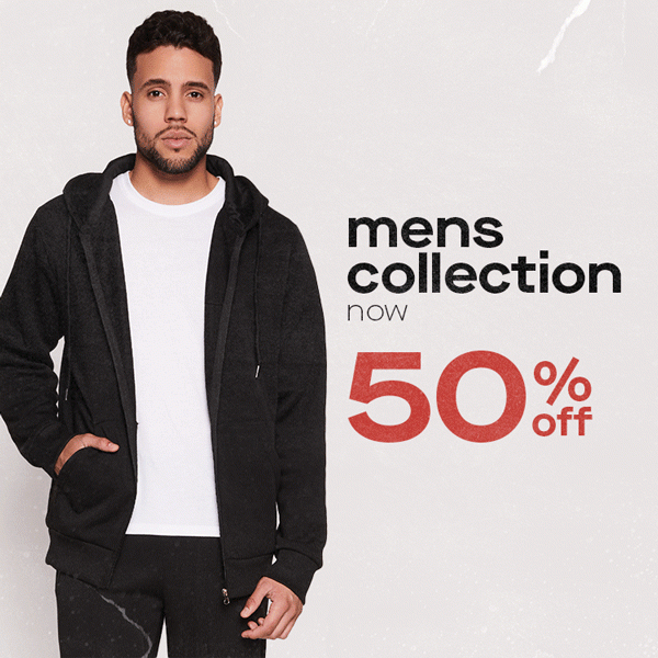 mens collection now 50% off