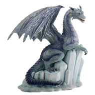 Ice Dragon on Ice Statue