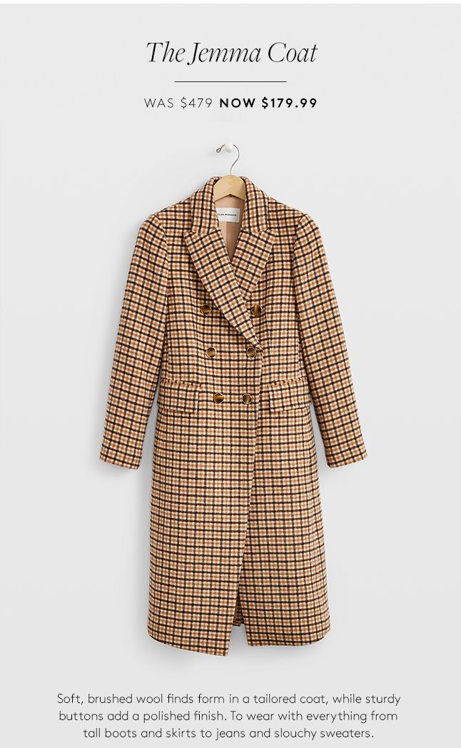 Jemma coat store club monaco