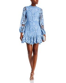 Long Sleeve Lace Dress - Exclusive