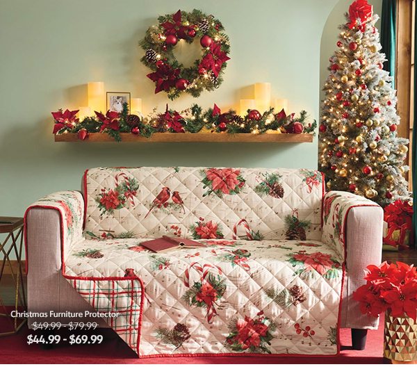 Christmas Furniture Protector. Protect your furniture during the holidays.