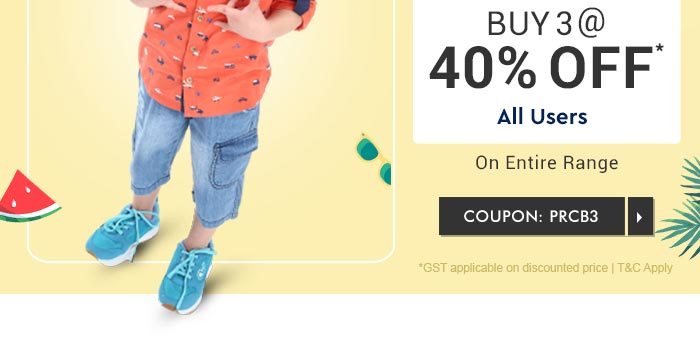 FASHION Buy 3 @ 40% OFF* All Users