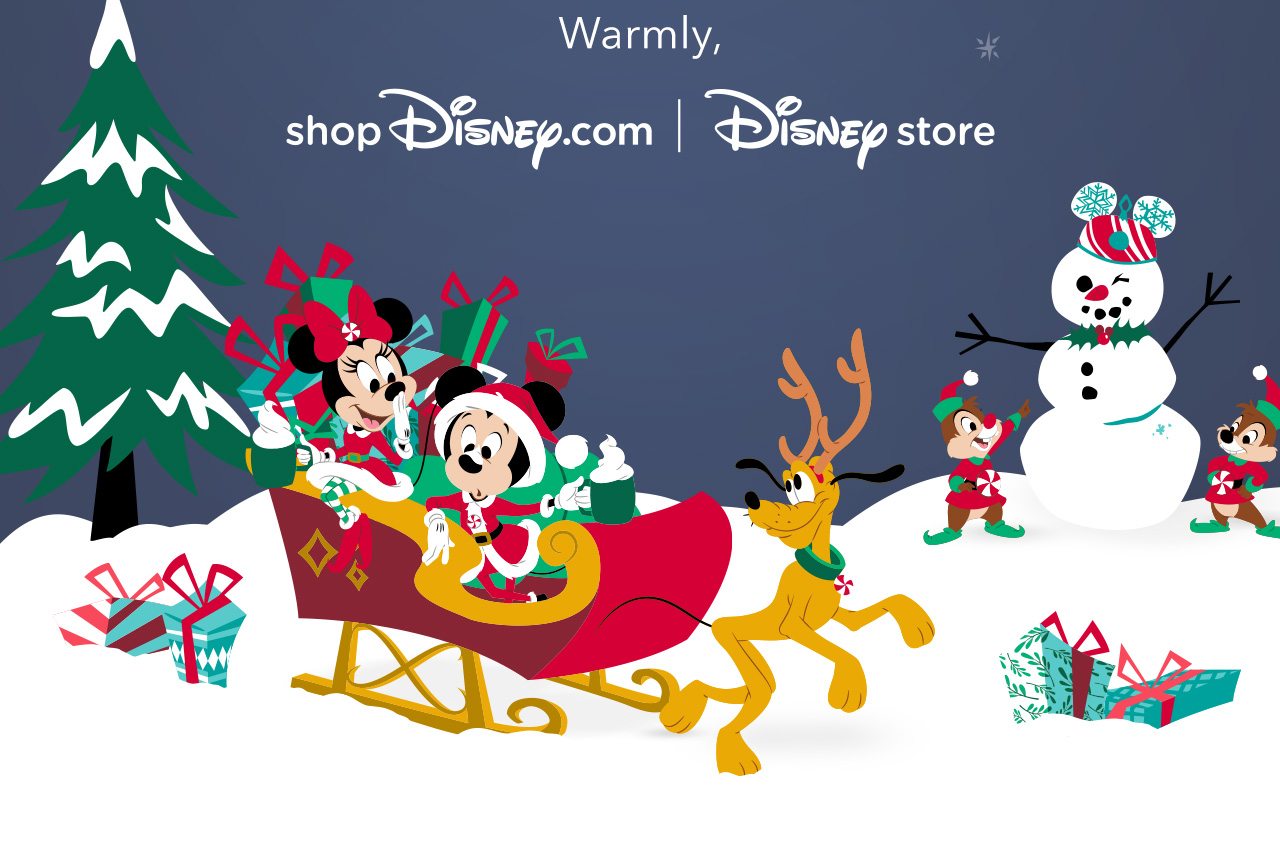 Season's Greetings - shopDisney | Disney store Email Archive