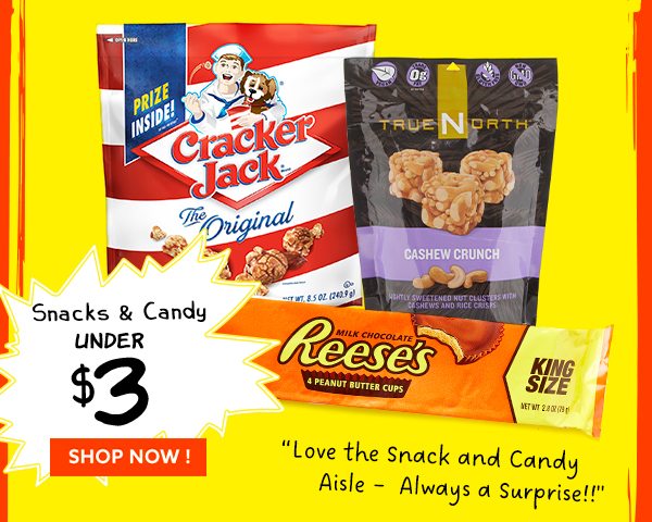 Snacks & Candy Under $3