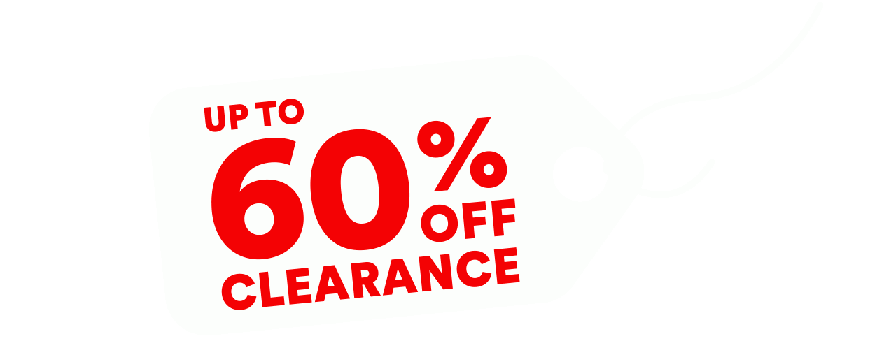 Up To 60% Off Clearance