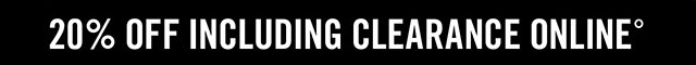 20% Off Including Clearance Online