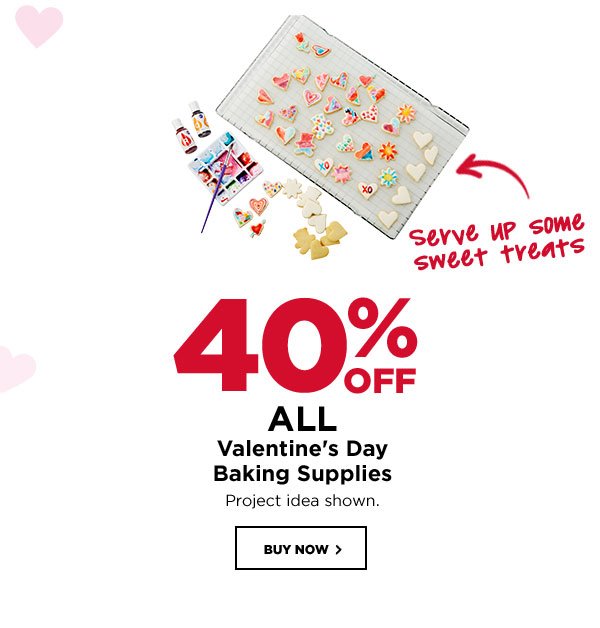 All Valentine's Day Baking Supplies