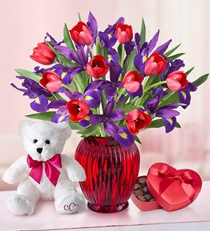 Bunches of Love Tulip & Iris SHOP NOW 