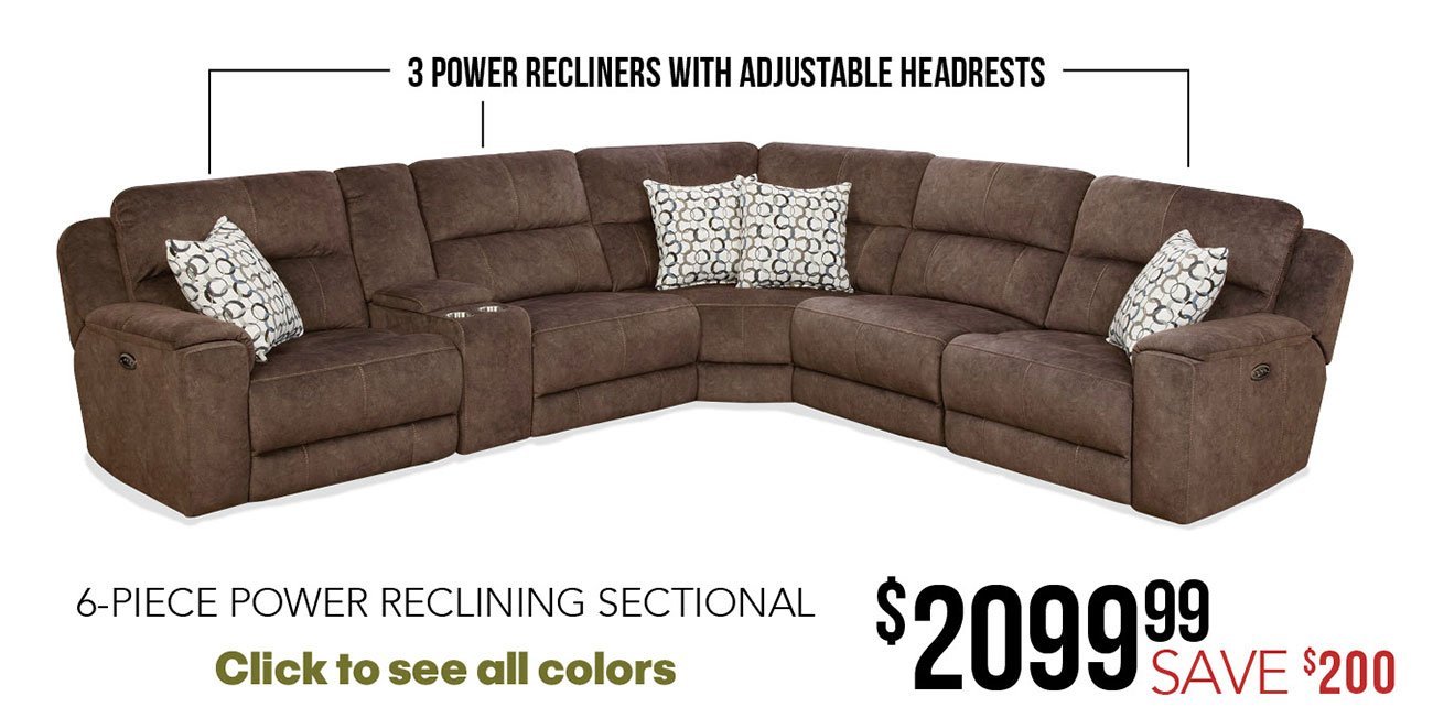Power-reclining-sectional