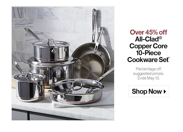 Over 45% off All-Clad 10pc Cookware