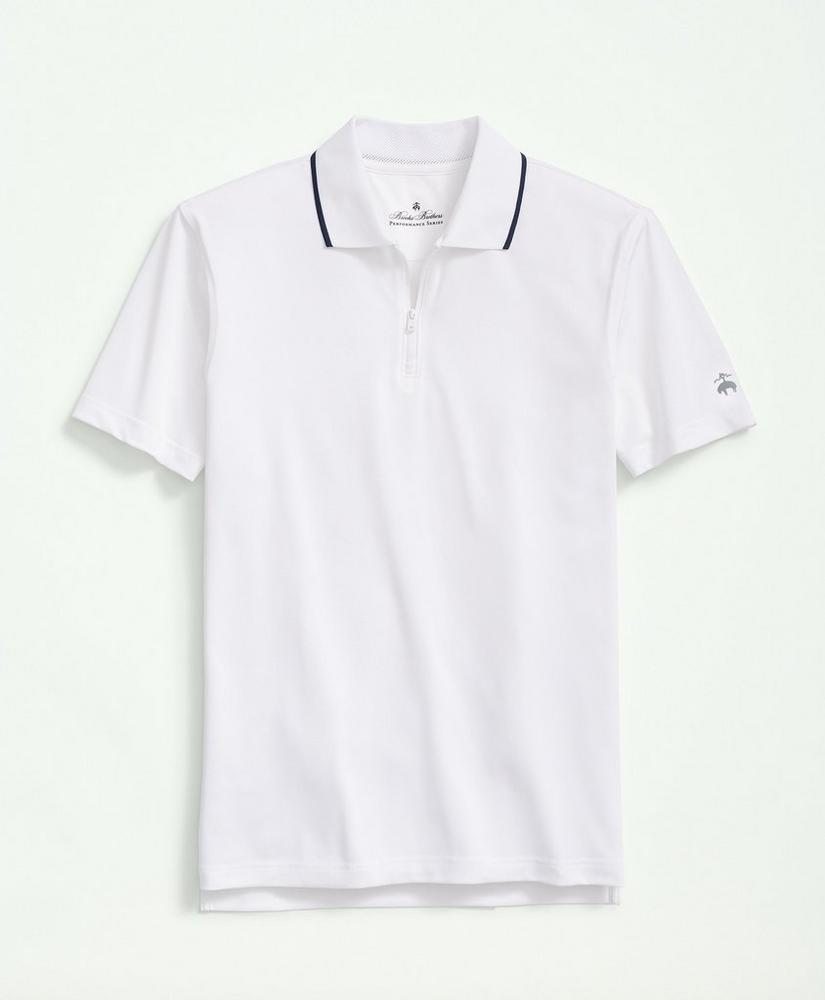 Performance Series Half-Zip Pique Polo Shirt