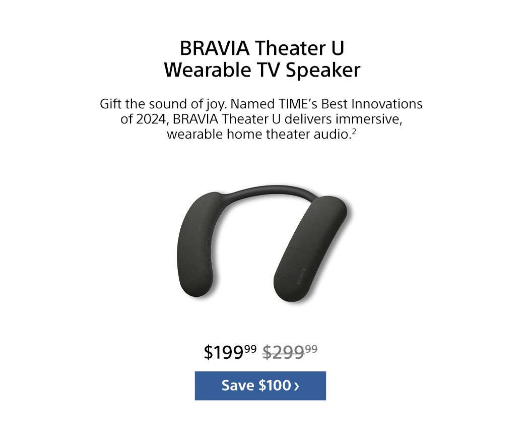 BRAVIA Theater U Wearable TV Speaker | Save $100