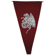 Celtic Dragon Pennant