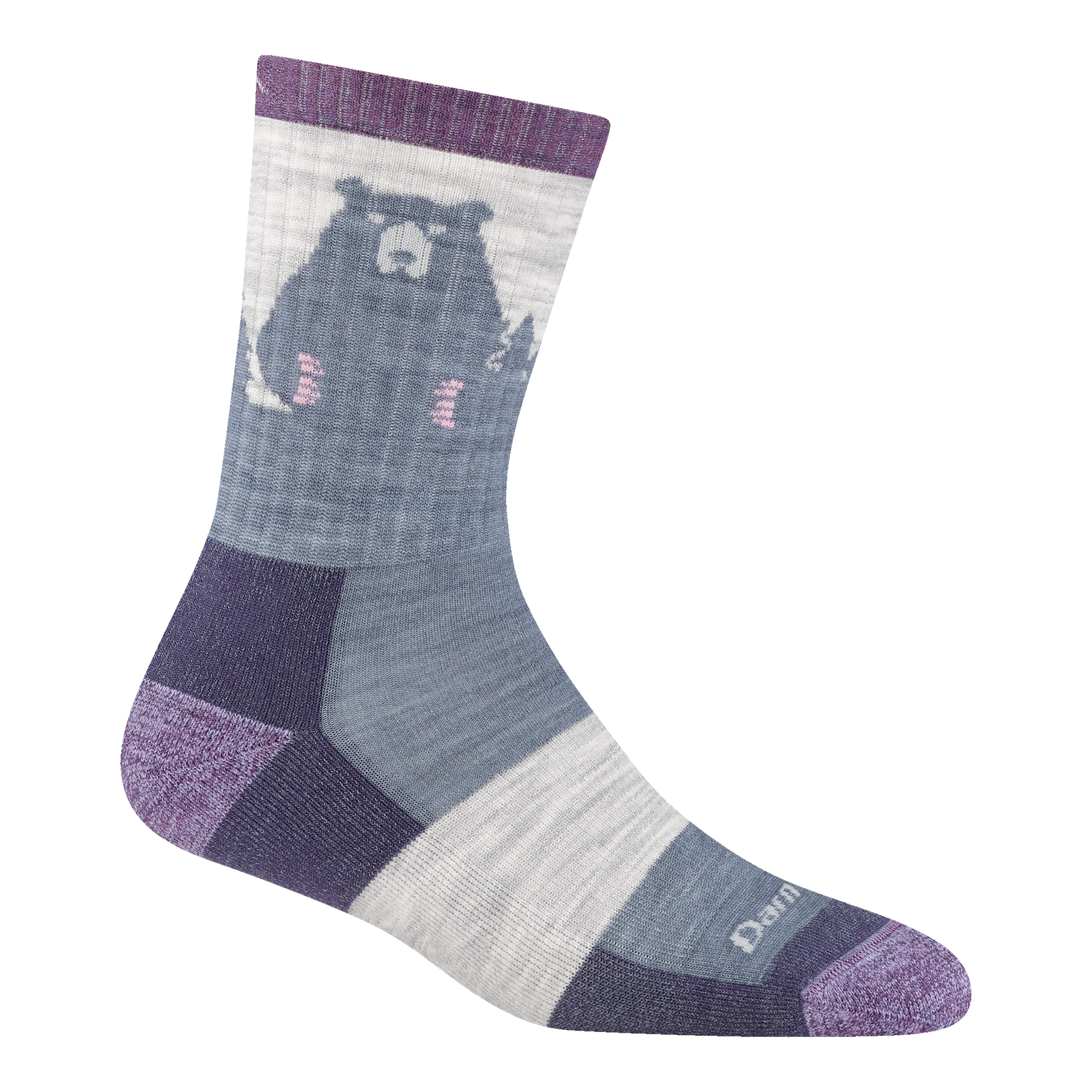 Image of Women's Limited Edition Bear Town Micro Crew Lightweight Hiking Sock