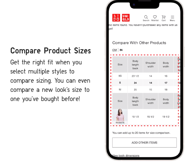 BANNER 5 - COMPARE PRODUCT SIZES.