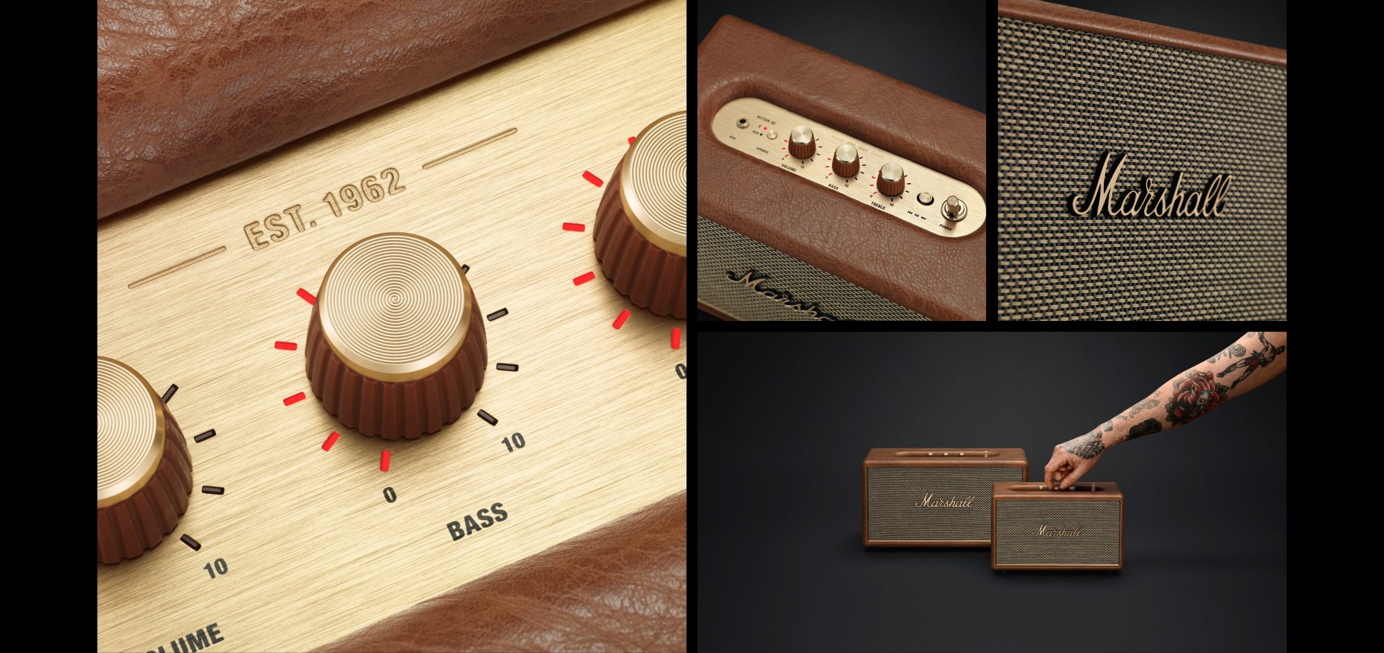 HOMELINE III BROWN SPEAKERS
