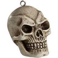 Evil Skull Horror Ornament