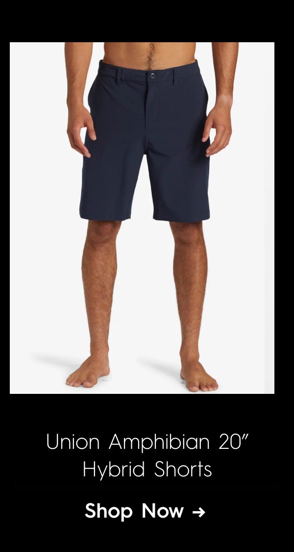 Union Amphibian 20" Hybrid Shorts