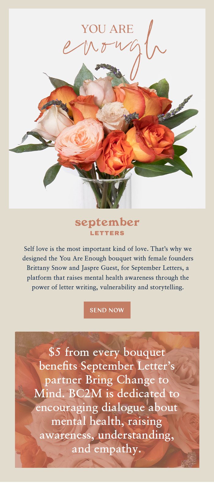 September Letter | Send Now