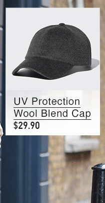 PDP2 - MEN UV PROTECTION WOOL BLEND CAP