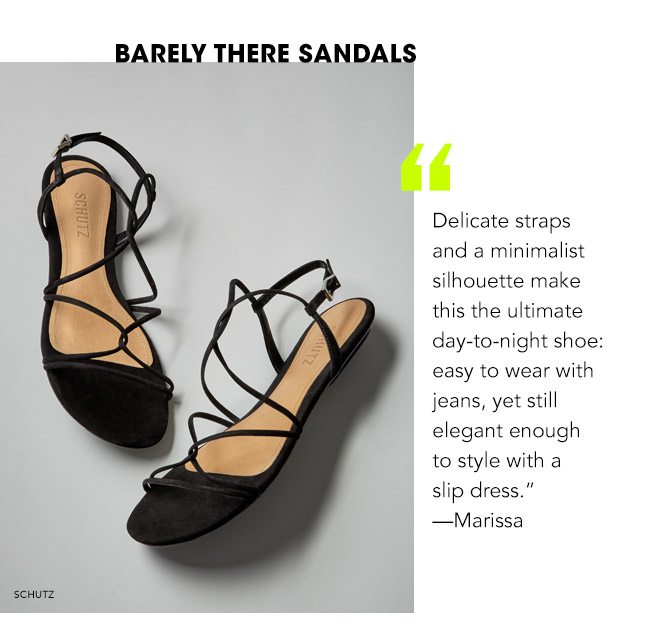 barely there sandals