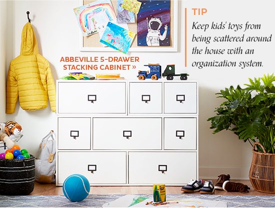 Abbeville 5-Drawer Stacking Cabinet