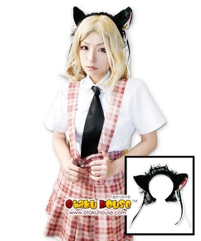 Black Cat Ears Hairband with Bells (ver. 1)
