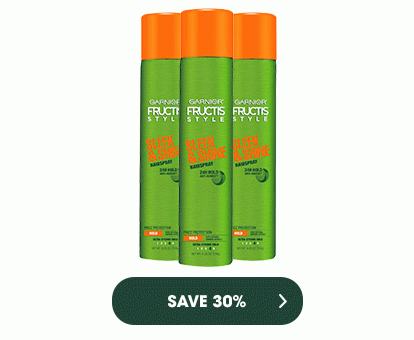 GARNIER FRUCTIS STYLE - SLEEK & SHINE - SAVE 30 PERCENT >