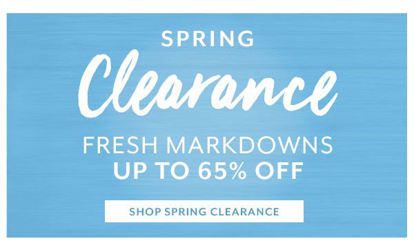 Spring Clearance