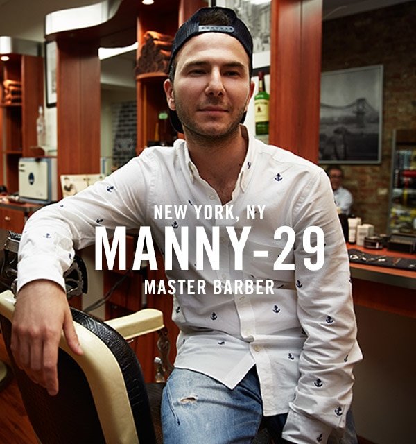 MANNY, Master Barber
