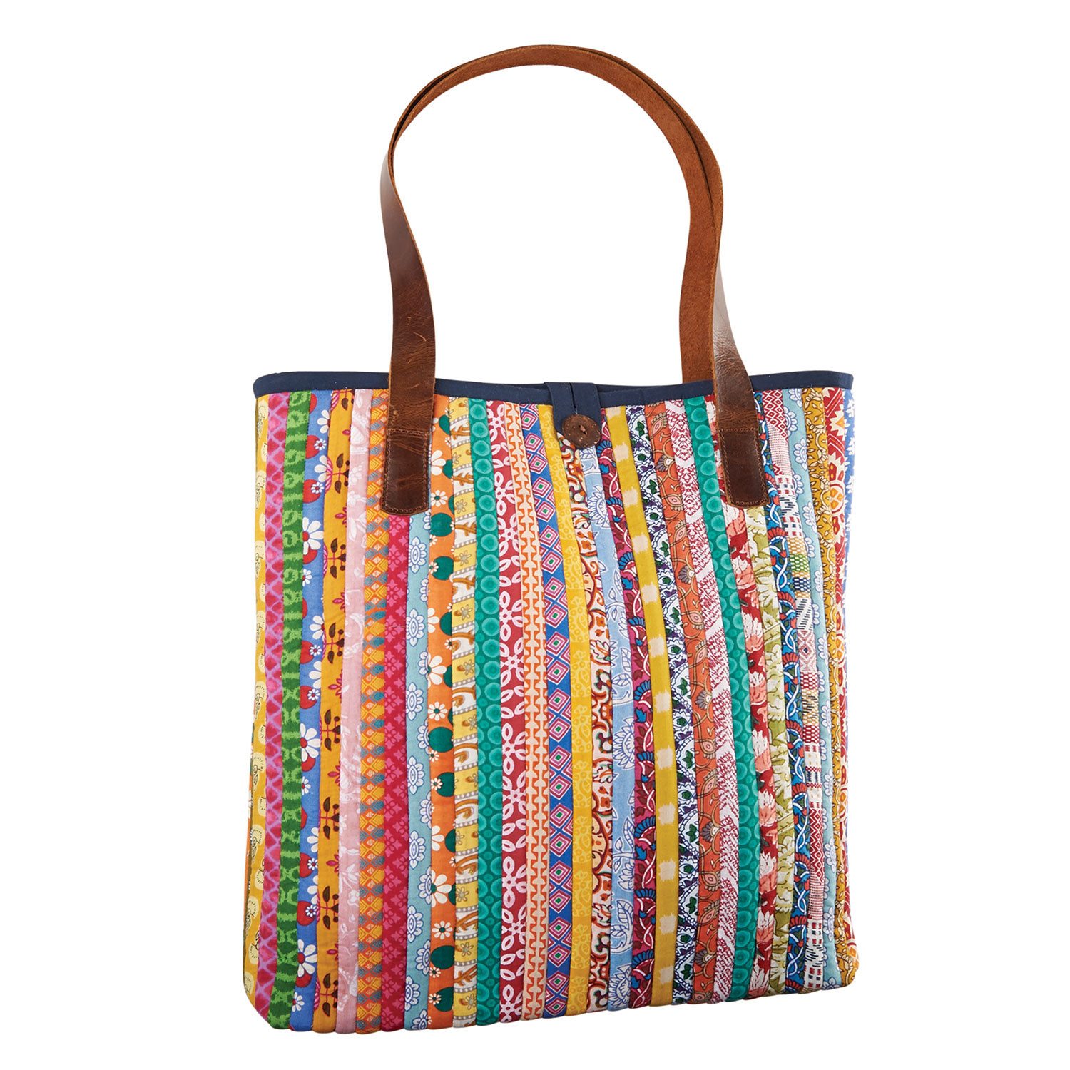 Bright Stripes Tote Bag