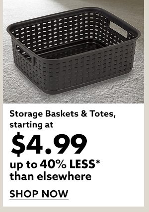 Storage Baskets & Totes