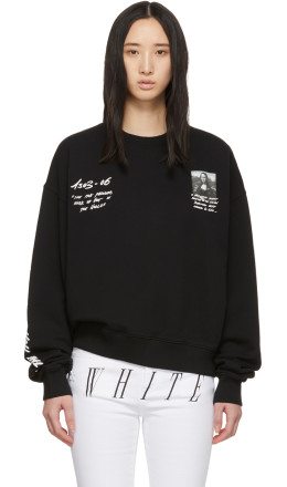Off-White - Black Monalisa Sweatshirt