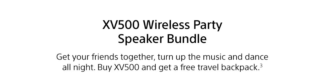 XV500 Wireless Party Speaker Bundle