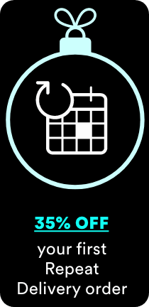 35% OFF your first Repeat Delivery order