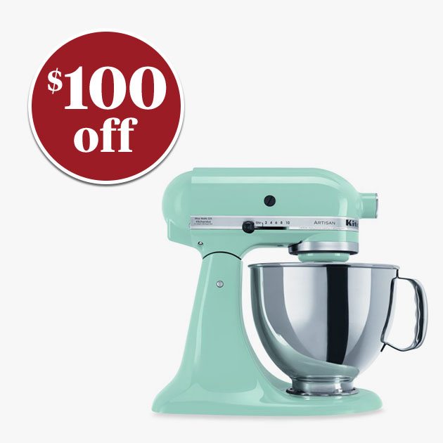 KitchenAid® Artisan® 5-Quart Stand Mixer - $100 off