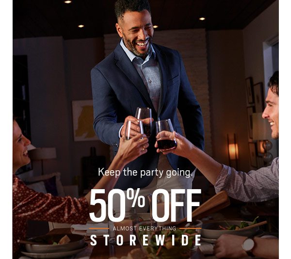 ANNIVERSARY SALE | + 4/$145 Dress Shirts + Select Suits Starting at $199.99 + 30% Off Shoes + 50% Off Almost Everything Storewide + 30% Off Select Clearance + ONLINE ONLY! | EXTRA 40% OFF CASUAL WEAR - SHOP NOW