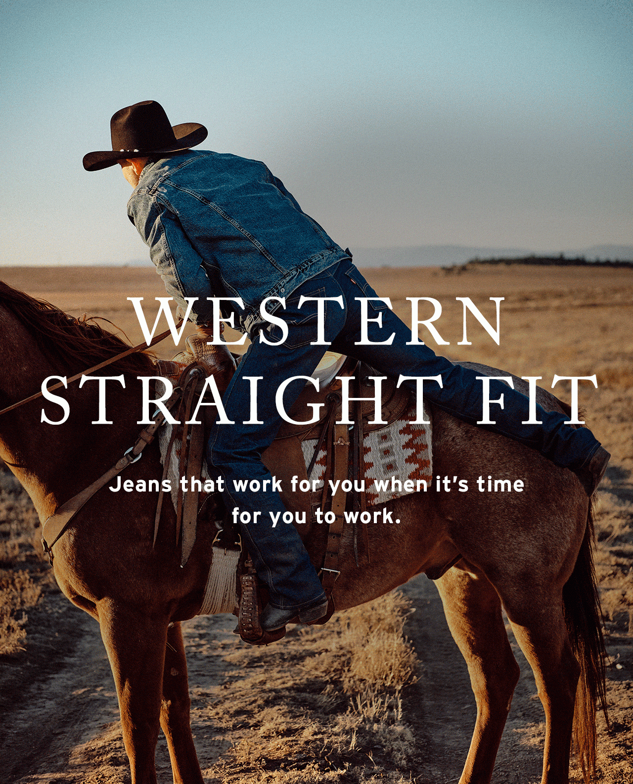 Western Straight Fit. SHOP NOW