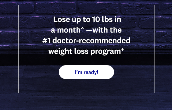  Choose WW. Change your life with the #1 doctor-recommended weight loss program† | I'm ready!