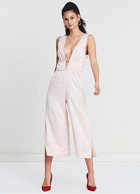 Plunge Cage Jumpsuit