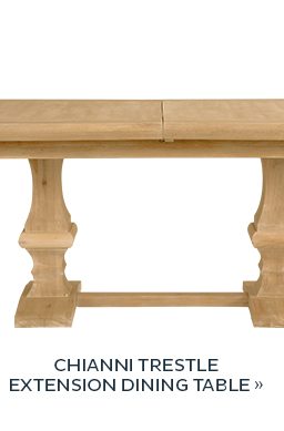 Chianni Trestle Extension Dining Table