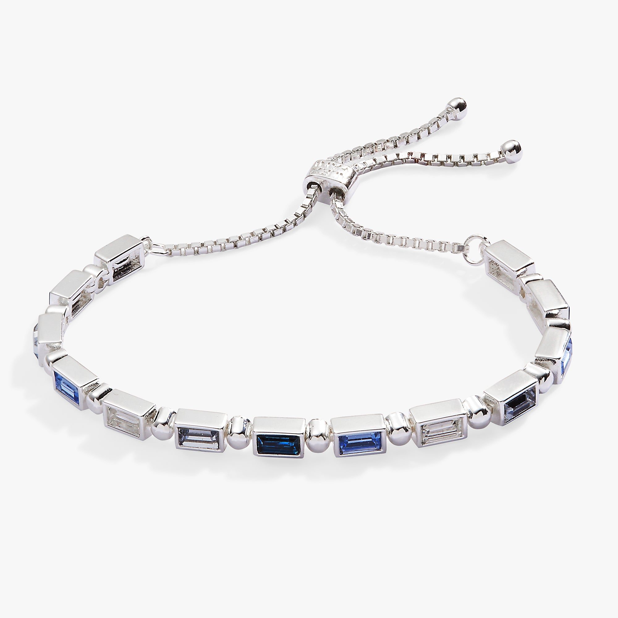 Ombre Crystal Bolo Bracelet