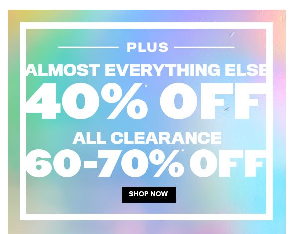 All Clearance 60-70% Off