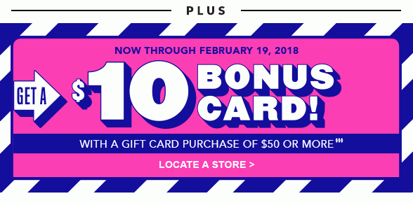 Post-Holiday Bonus Event Gift Card 